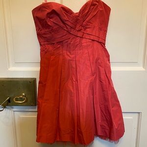 Dark pink BCBG Strapless Mini Dress